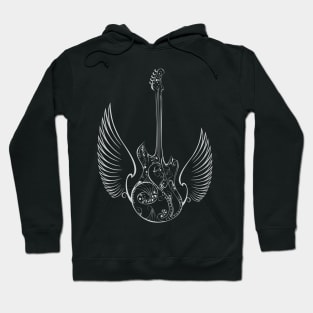 Love Music Guitar Wings Hoodie